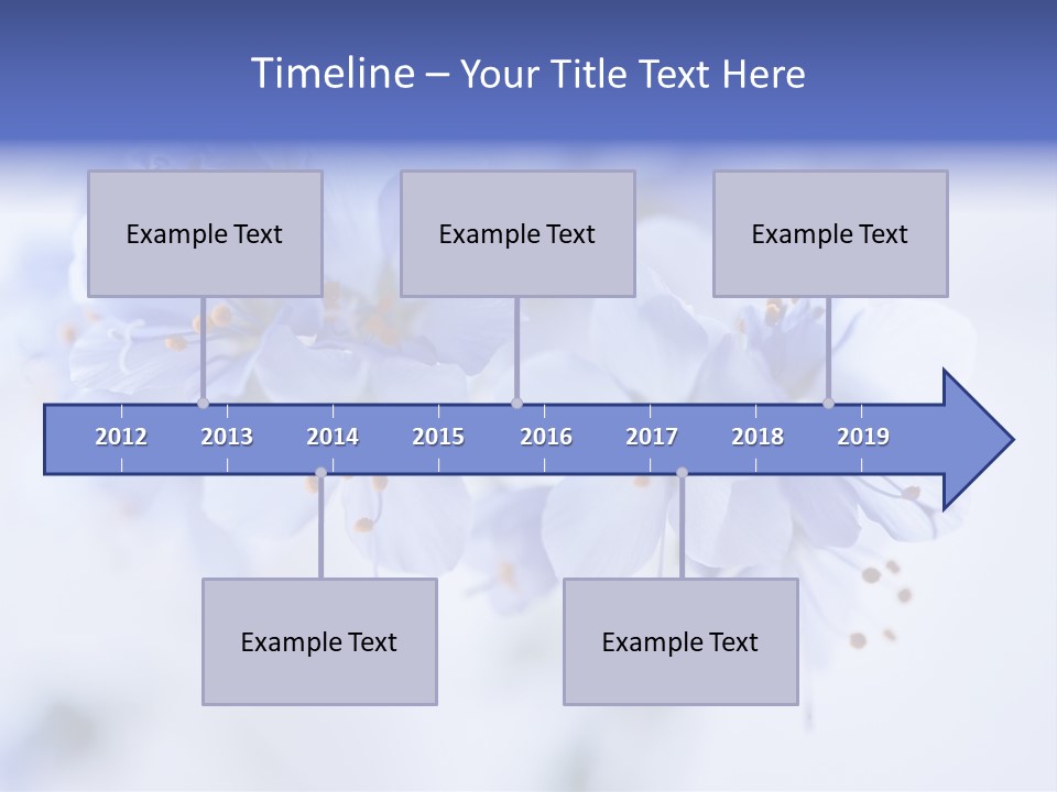 Season Light Violets PowerPoint Template