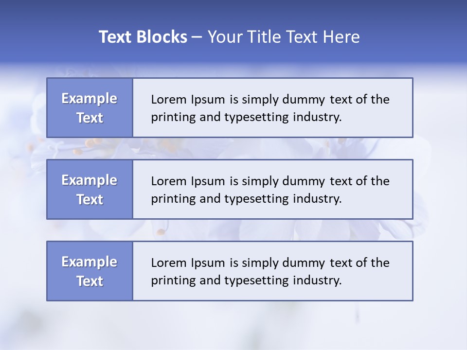Season Light Violets PowerPoint Template