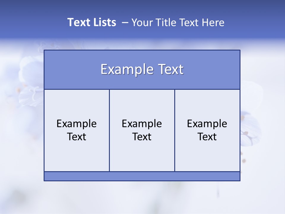 Season Light Violets PowerPoint Template