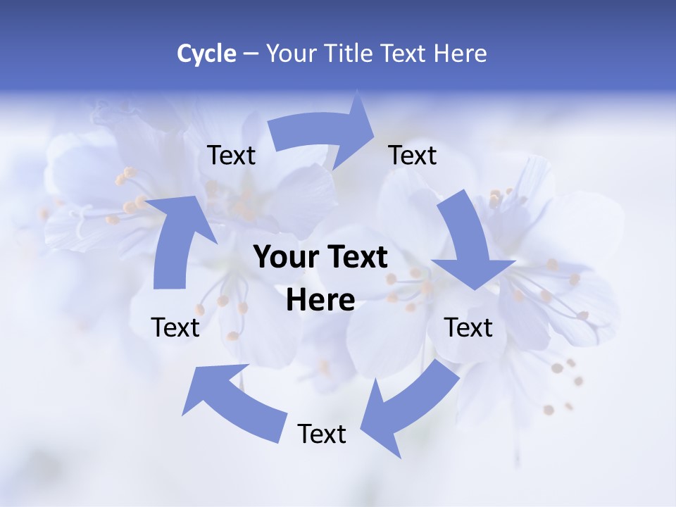 Season Light Violets PowerPoint Template