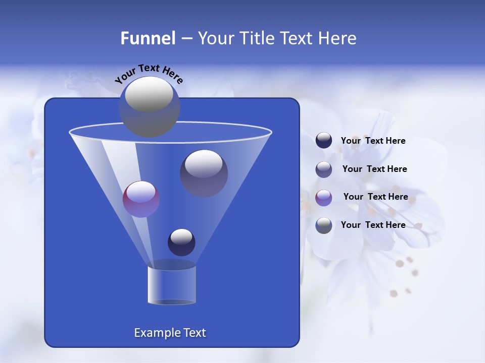 Season Light Violets PowerPoint Template