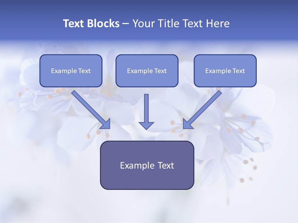 Season Light Violets PowerPoint Template