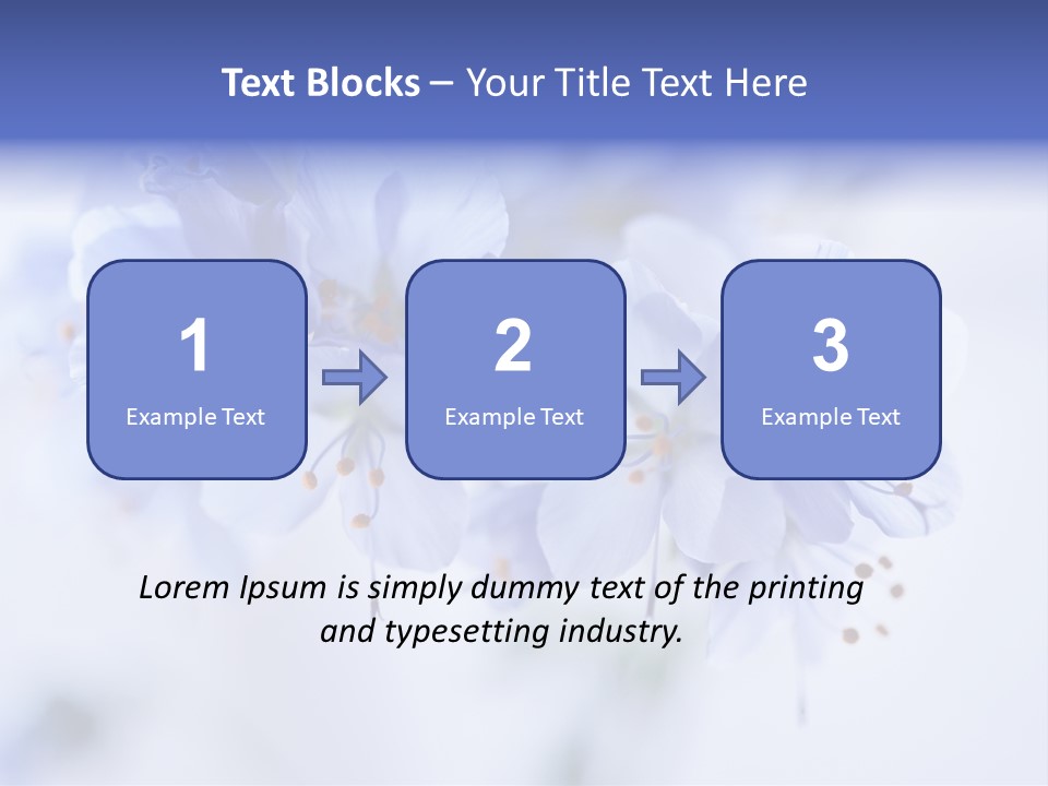 Season Light Violets PowerPoint Template