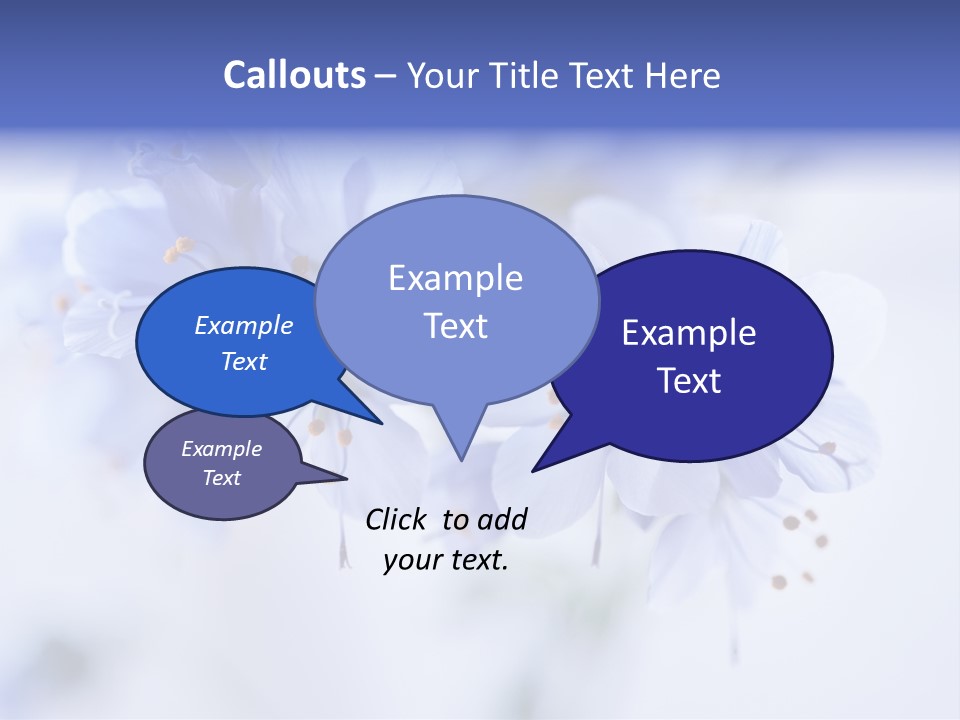 Season Light Violets PowerPoint Template