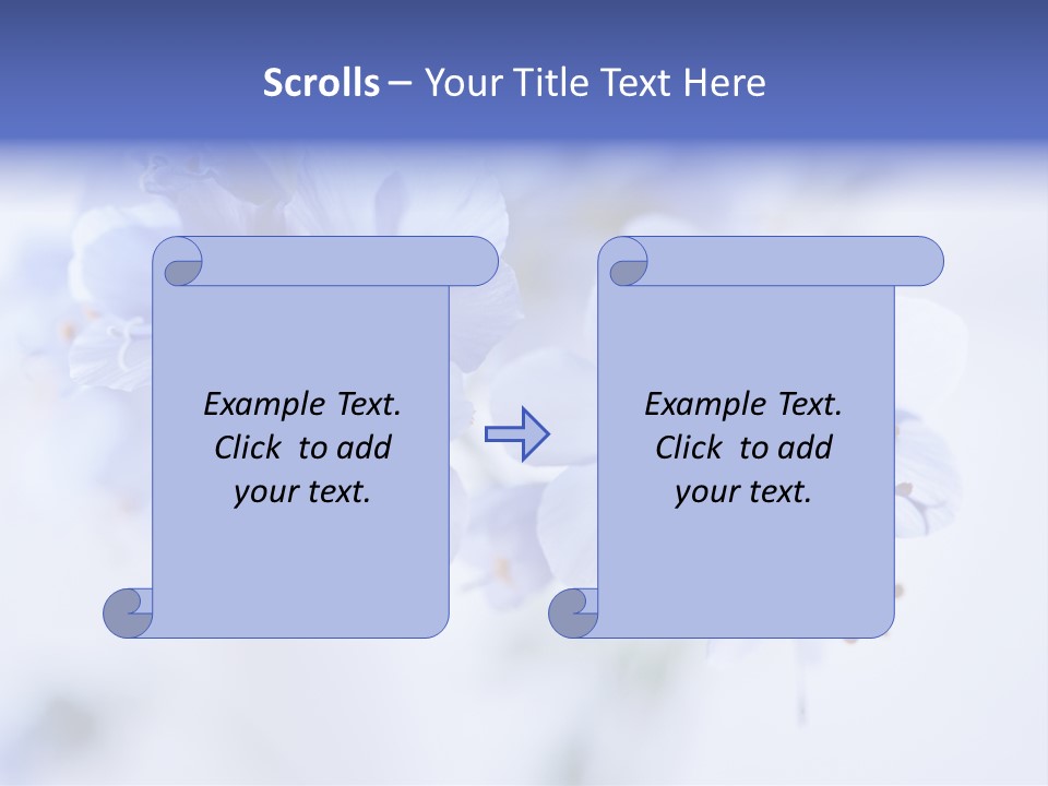 Season Light Violets PowerPoint Template