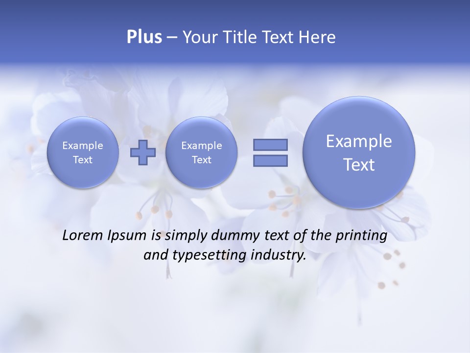 Season Light Violets PowerPoint Template