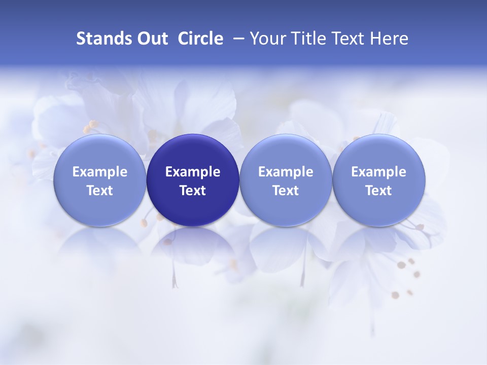 Season Light Violets PowerPoint Template