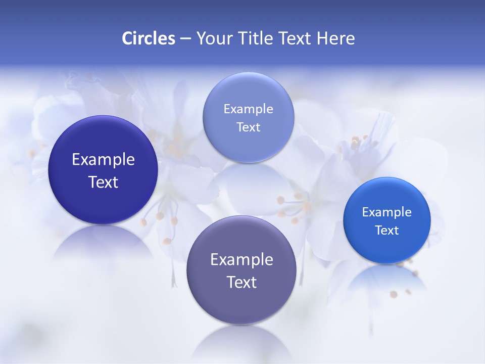 Season Light Violets PowerPoint Template