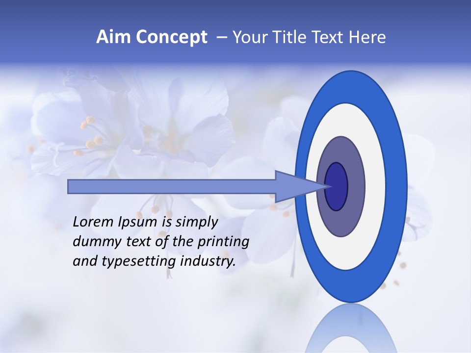 Season Light Violets PowerPoint Template