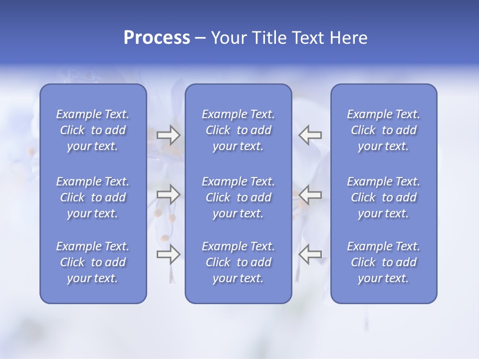 Season Light Violets PowerPoint Template
