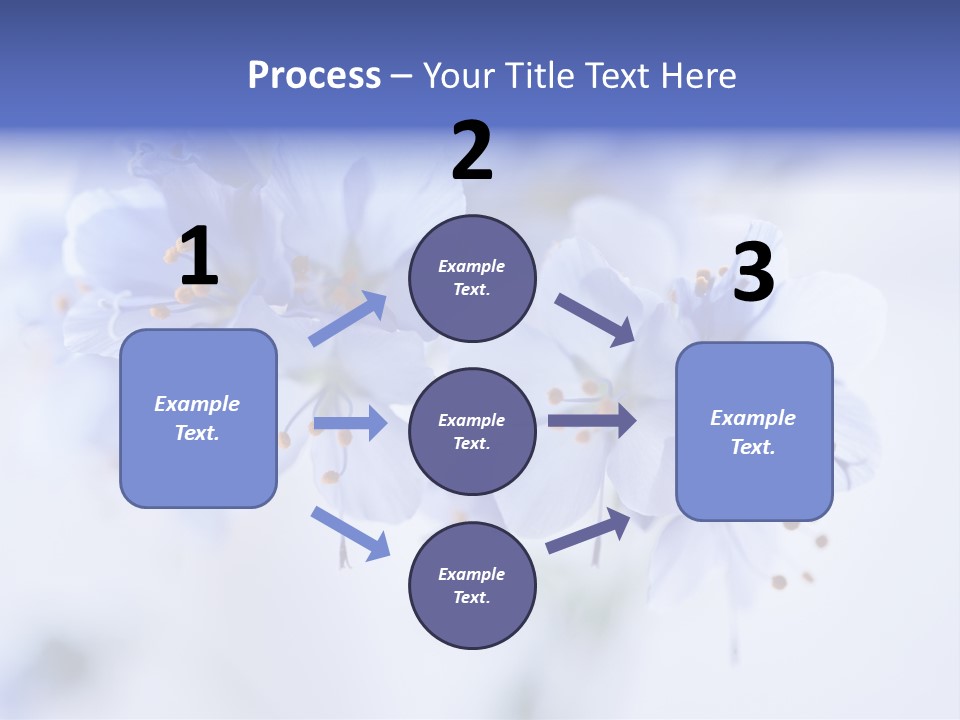 Season Light Violets PowerPoint Template
