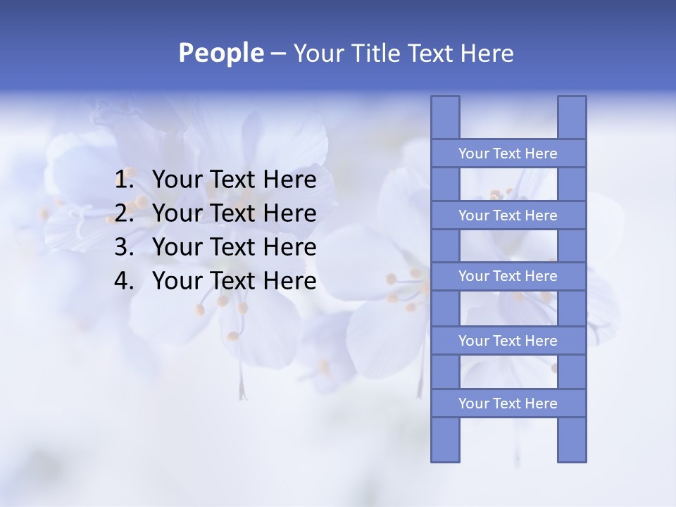 Season Light Violets PowerPoint Template