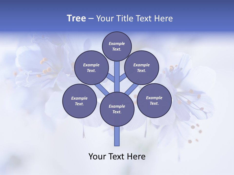 Season Light Violets PowerPoint Template
