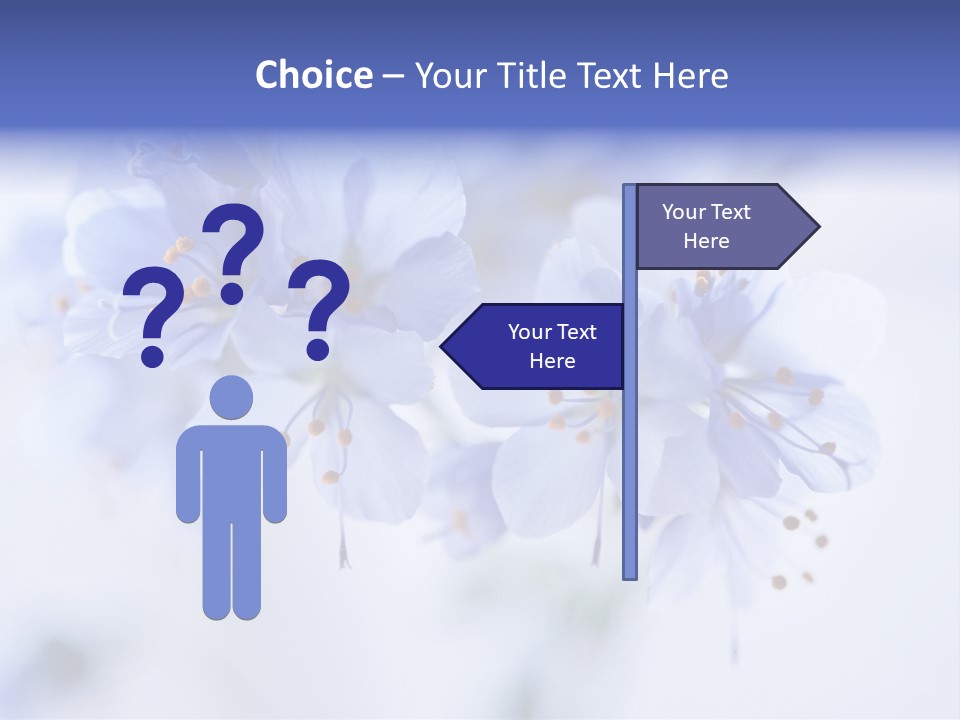 Season Light Violets PowerPoint Template