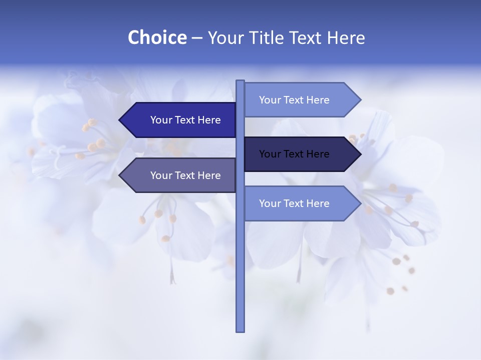Season Light Violets PowerPoint Template