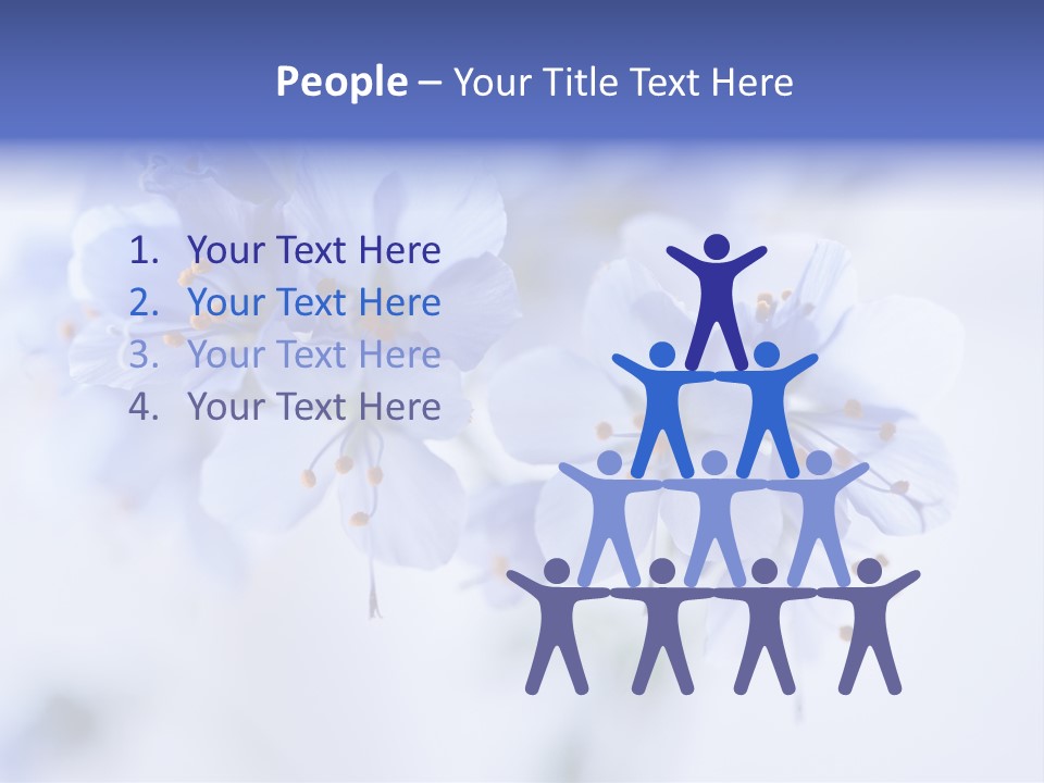 Season Light Violets PowerPoint Template