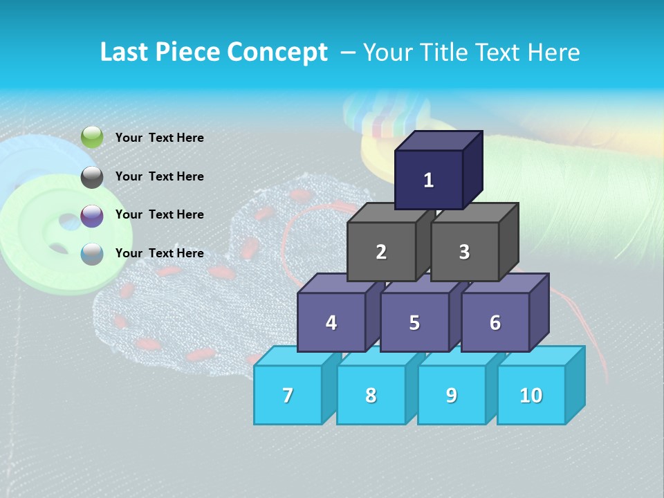 Fabrics Closeup Thread PowerPoint Template