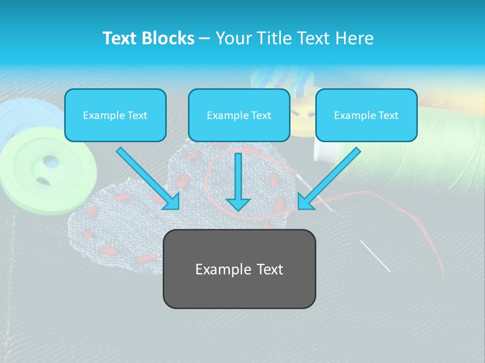 Fabrics Closeup Thread PowerPoint Template