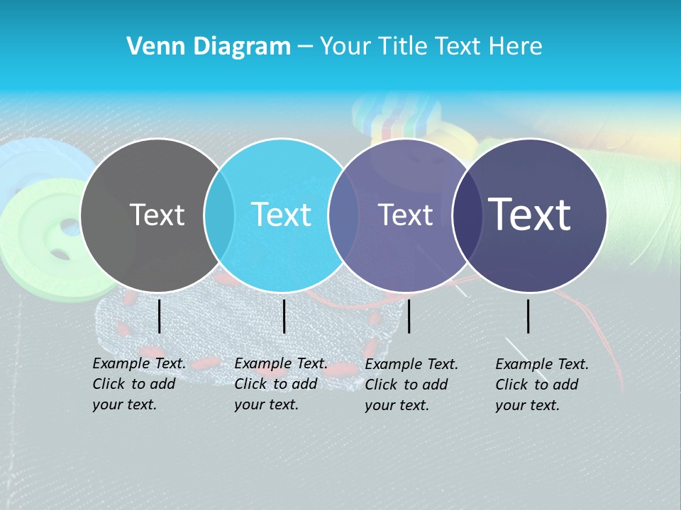 Fabrics Closeup Thread PowerPoint Template