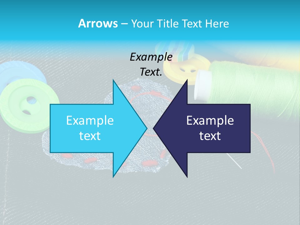 Fabrics Closeup Thread PowerPoint Template