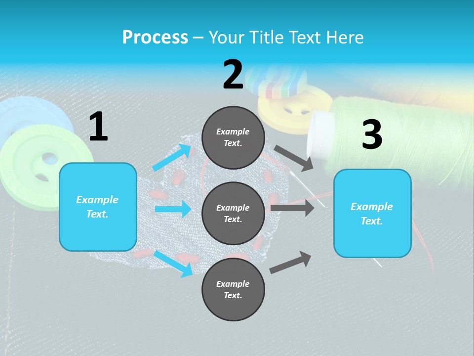 Fabrics Closeup Thread PowerPoint Template