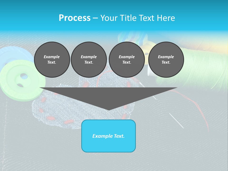 Fabrics Closeup Thread PowerPoint Template