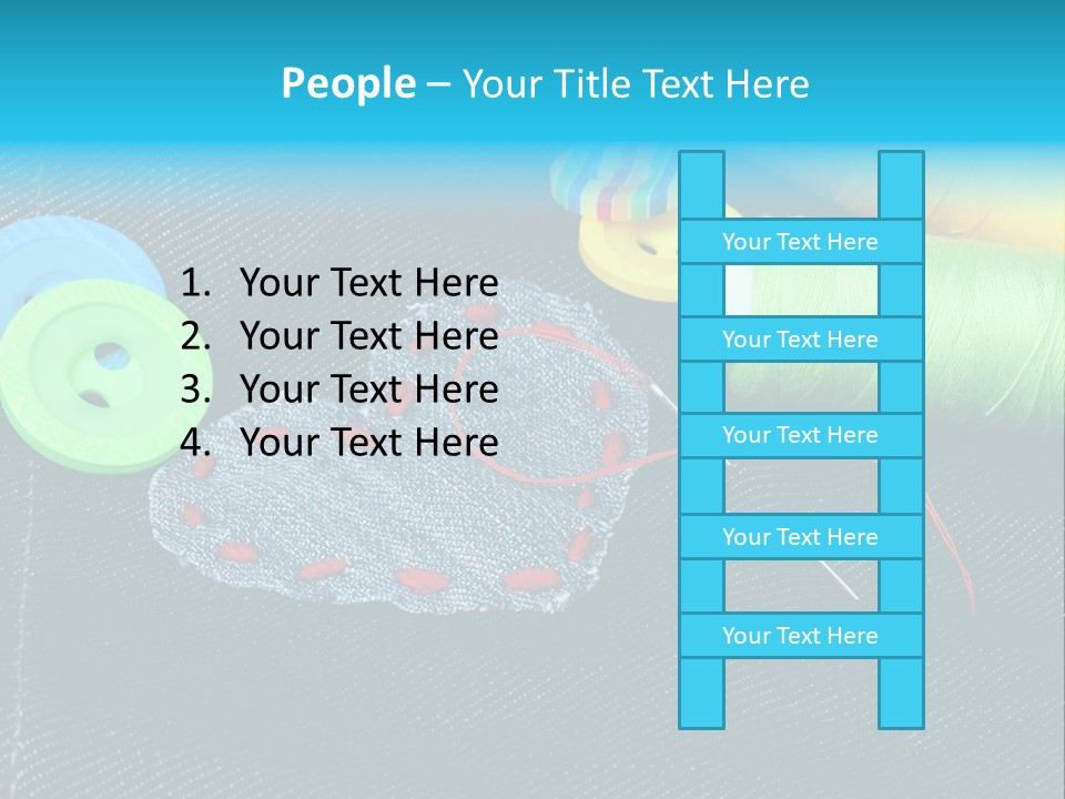 Fabrics Closeup Thread PowerPoint Template