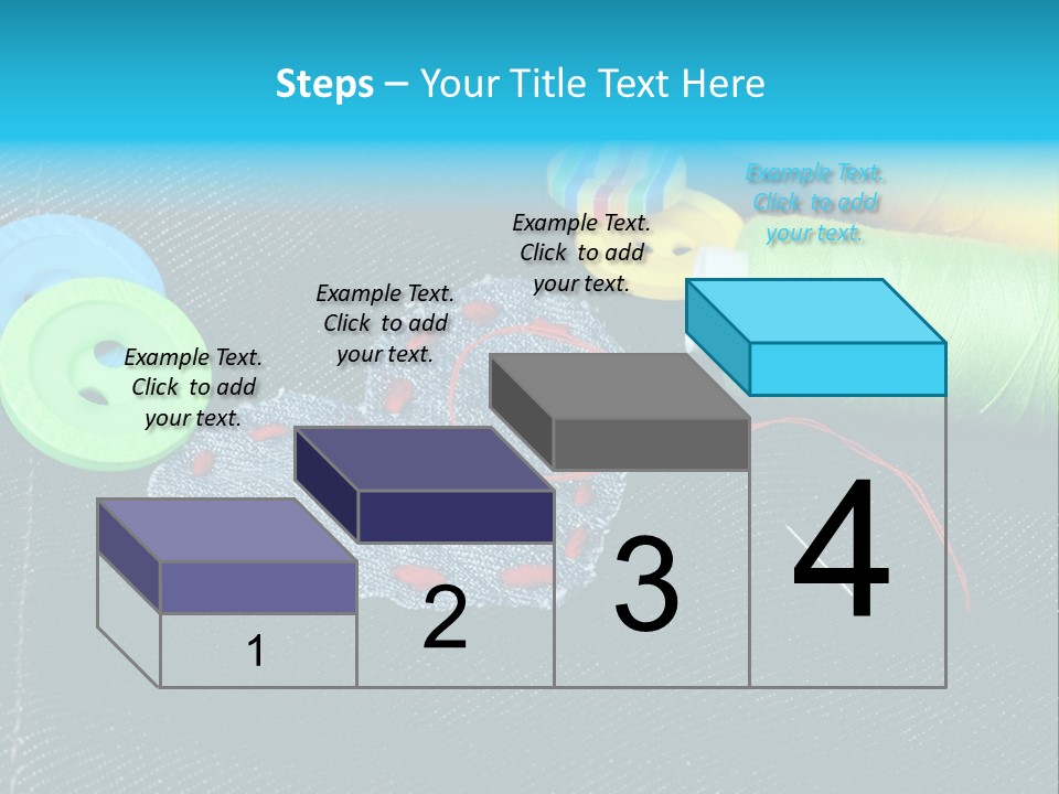 Fabrics Closeup Thread PowerPoint Template