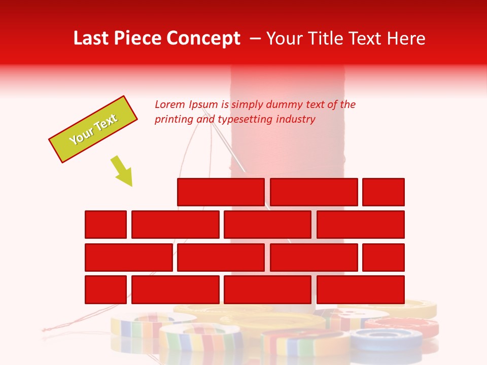 Sewing Detail Work PowerPoint Template