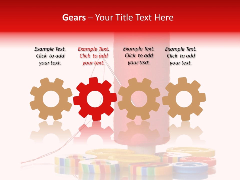 Sewing Detail Work PowerPoint Template