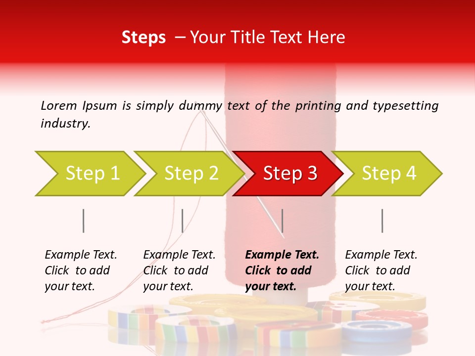 Sewing Detail Work PowerPoint Template