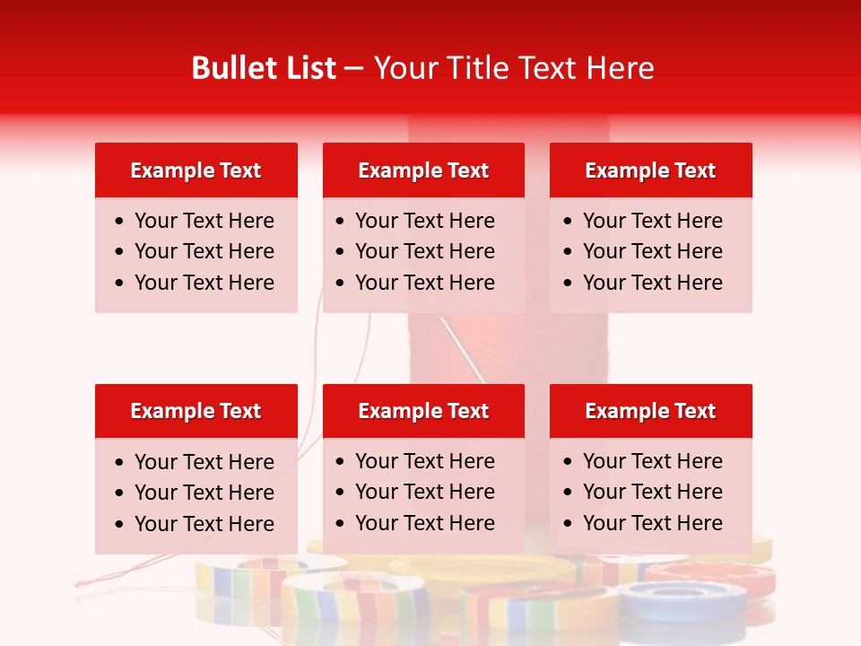 Sewing Detail Work PowerPoint Template