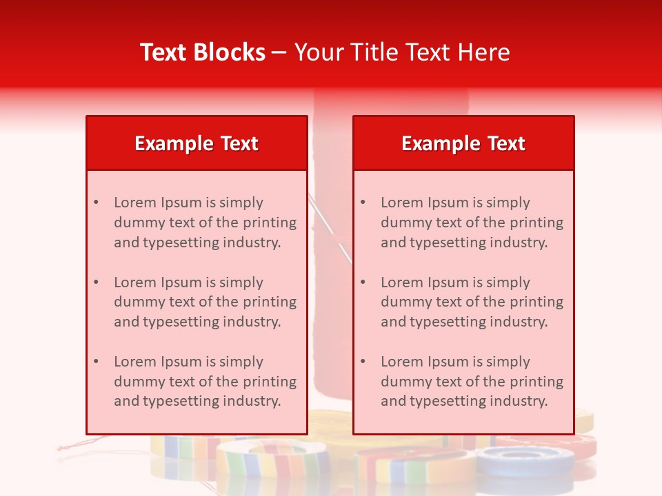Sewing Detail Work PowerPoint Template