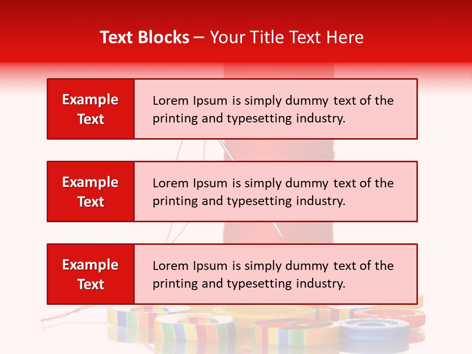 Sewing Detail Work PowerPoint Template
