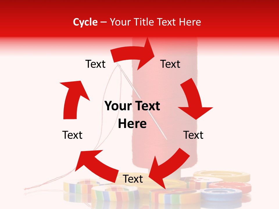 Sewing Detail Work PowerPoint Template