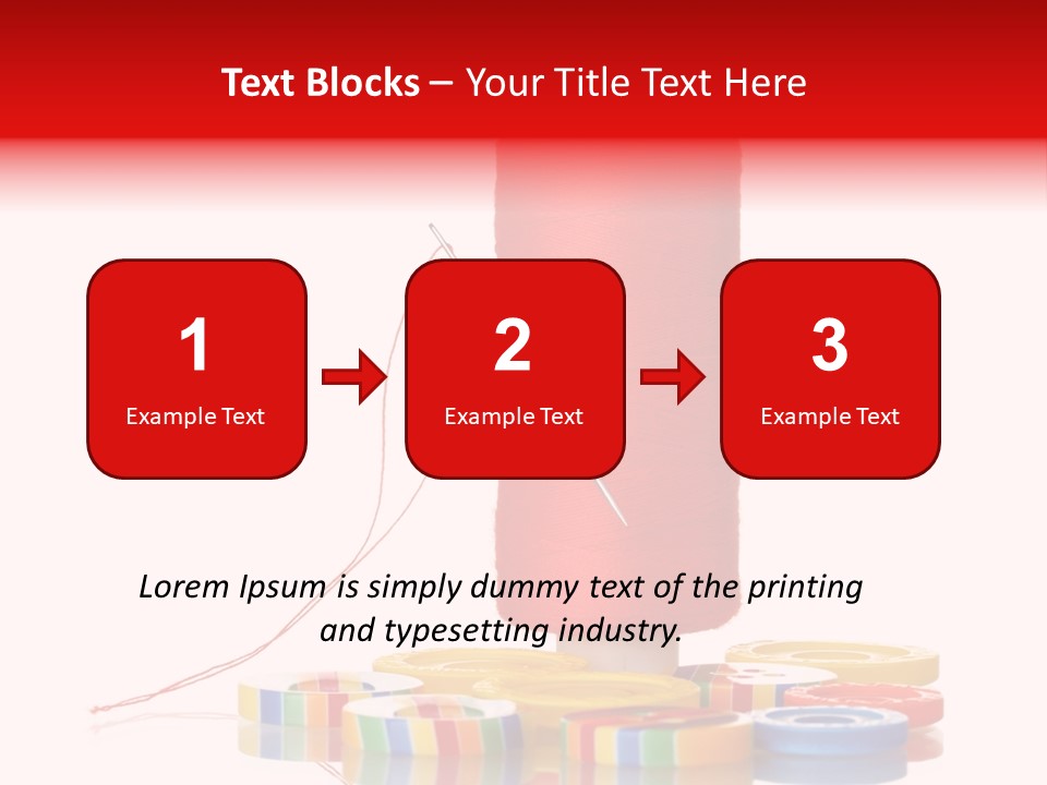 Sewing Detail Work PowerPoint Template