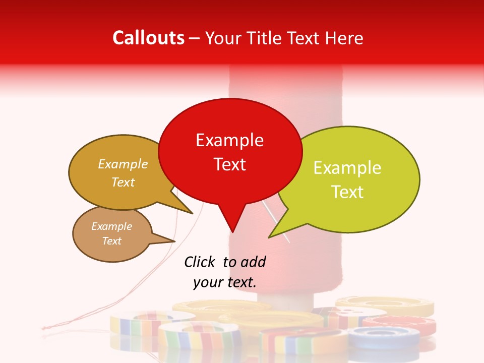 Sewing Detail Work PowerPoint Template