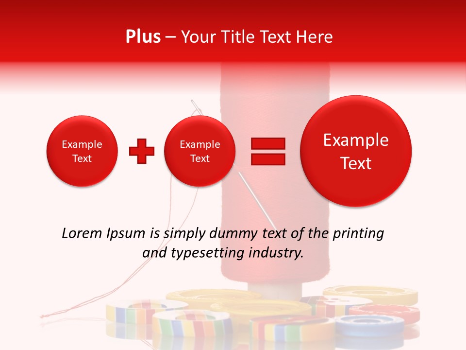 Sewing Detail Work PowerPoint Template