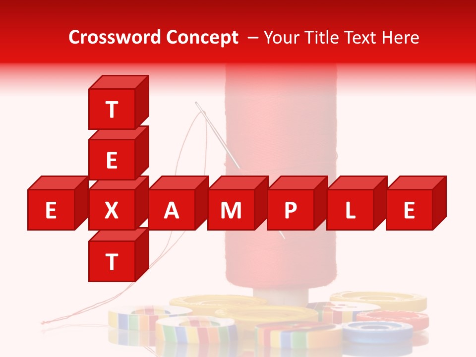 Sewing Detail Work PowerPoint Template