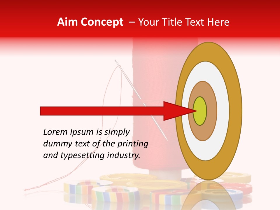 Sewing Detail Work PowerPoint Template