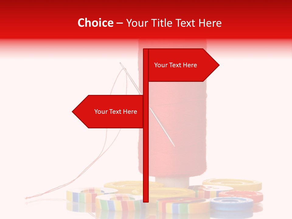 Sewing Detail Work PowerPoint Template