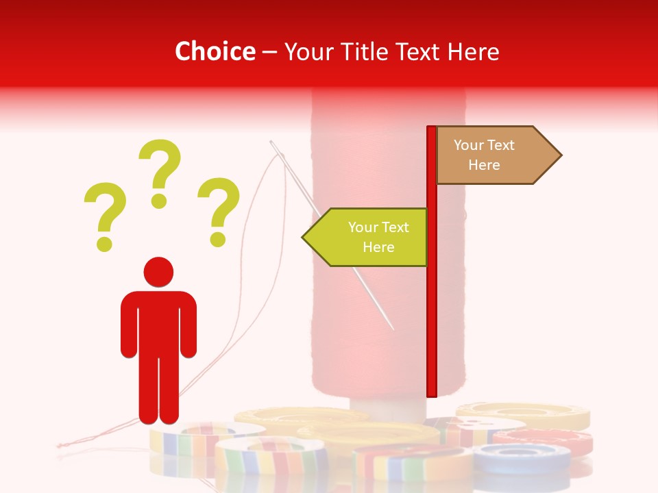 Sewing Detail Work PowerPoint Template