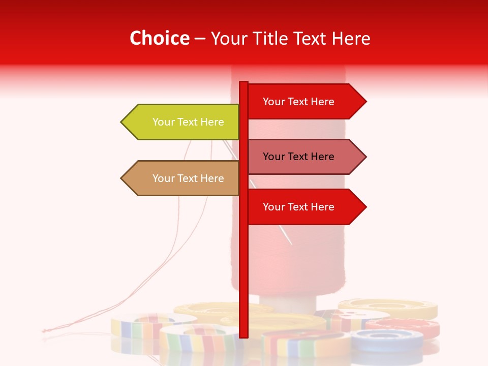 Sewing Detail Work PowerPoint Template