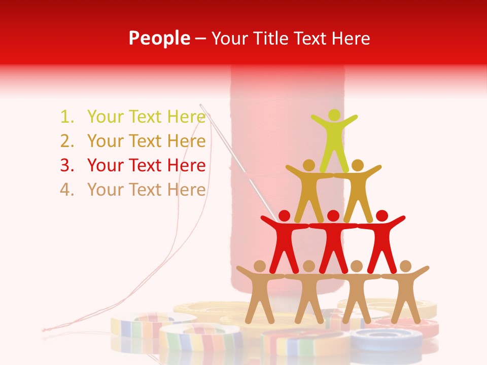 Sewing Detail Work PowerPoint Template