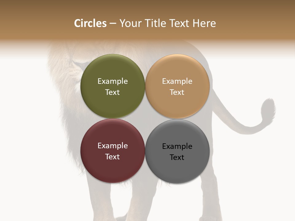 Cutout Animal Themes Looking PowerPoint Template