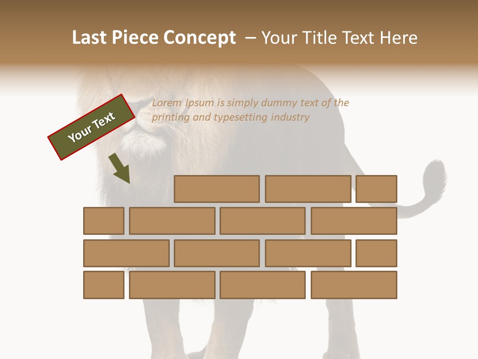 Cutout Animal Themes Looking PowerPoint Template