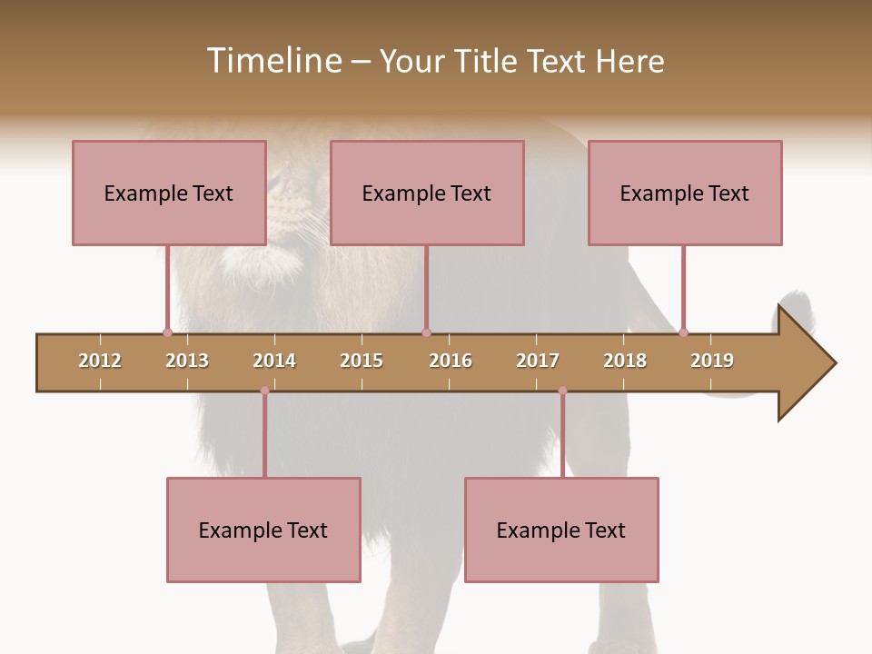 Cutout Animal Themes Looking PowerPoint Template