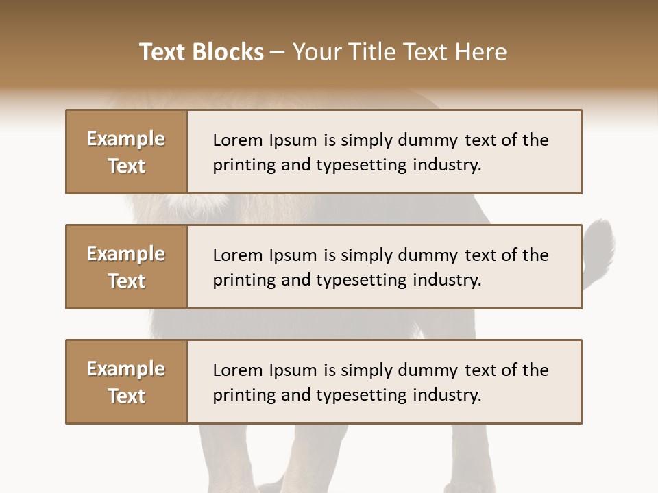 Cutout Animal Themes Looking PowerPoint Template