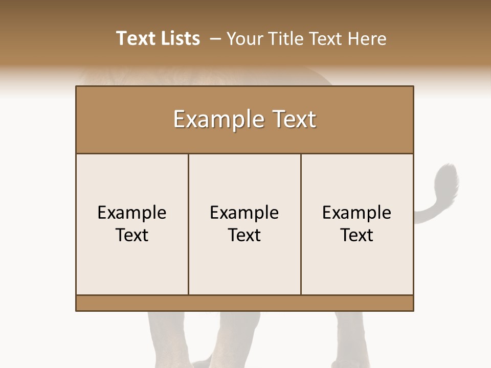 Cutout Animal Themes Looking PowerPoint Template