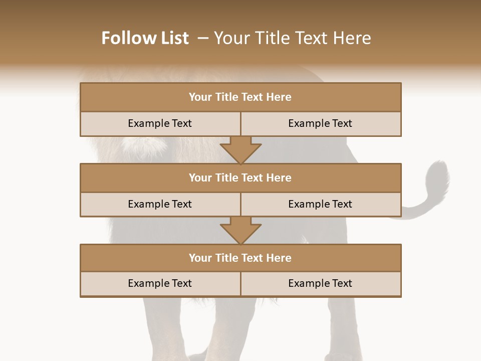 Cutout Animal Themes Looking PowerPoint Template